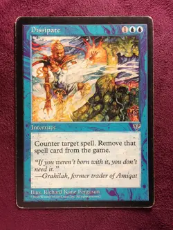 Dissipate MIRAGE MTG PLAYED (see scan) - Image 1