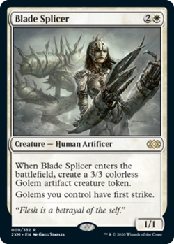 MTG - Blade Splicer - Foil - Double Masters - NM, English Magic FLAT RATE SHIP - Image 1