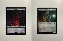 Dalek/Cyberman Double-Sided Token 12/24 MTG Universes Beyond: Doctor Who - Image 3