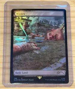 Wastes (706) - Full Art Secret Lair Drop Foil MTG Magic SLD Blood Bowl - Image 1