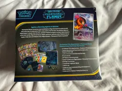 Phantasmal Flames Pokemon Center ETB Pokemon TCG Sealed New in Acrylic Case - Image 5