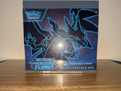 Pokemon TCG - Phantasmal Flames - Pokemon Center ETB (New & Sealed) - Image 1