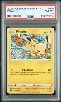 PSA 8 Pikachu #49 | Pokemon Silver Tempest - Image 1