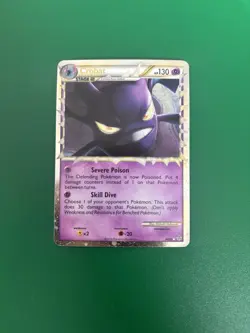 2010 Pokemon HGSS Unleashed Crobat Prime Holo 84/95 NM - Image 1