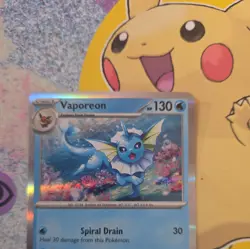 Vaporeon 134/165 R 151 Pokemon Reverse Holo - Image 3