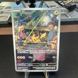 Pokemon TCG Pikachu IR 173/165 Sv: Scarlet & Violet 151 Illustration Rare Holo - Image 1