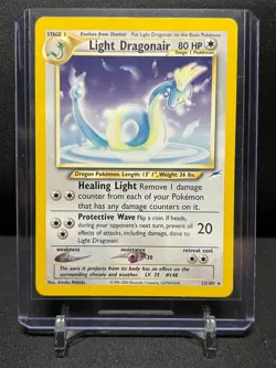 Light Dragonair 22/105 Pokemon 2002 Neo Destiny - LP - Image 1