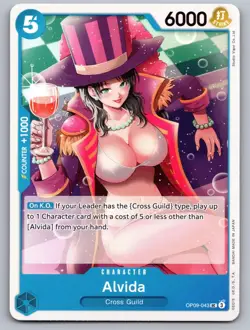 Alvida OP09-043 Uncommon Emperors in the New World One Piece Near Mint - Image 1