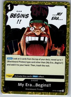 My Era...Begins!! OP09-096 English Emperors in the New World - One Piece - NM - Image 1