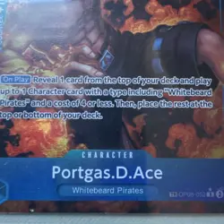 Portgas.D.Ace (TR) OP08-052 Royal Blood Foil - Image 2