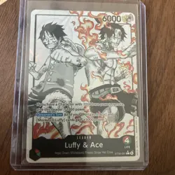 ST30-001 Luffy & Ace Leader Alternate Art one piece - Image 1