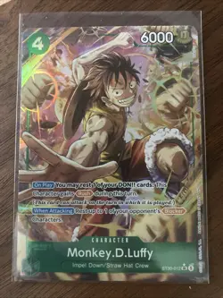 Monkey.D.Luffy ST30-012 Alt Full Art Starter Deck EX: Luffy & Ace ST-30 - Image 1