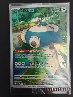Snorlax 051 Sv: Scarlet & Violet Promo Cards Holo Sealed - Image 1