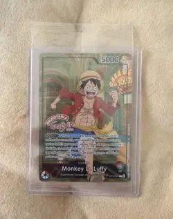 Carte One Piece TCG – Monkey D. Luffy OP13-001 – Musee Grevin Paris Exclusive Pr - Image 1