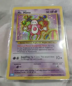 Mr. Mime 013/034 NM Holo Classic Collection Trading Card Game Classic Pokemon - Image 1