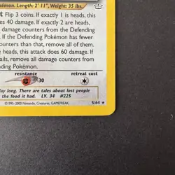 Delibird Neo Revelation Unlimited Holo Rare Pokemon TCG Card 5/64 - Image 5