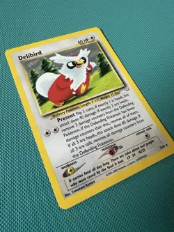 Pokemon TCG Delibird Neo Revelation Holo Card 5/64 Unlimited Rare WOTC NM Cond - Image 1
