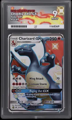 Pokemon TCG Charizard GX Sv49/Sv94 Hidden Fates: Shiny Vault Holo ACE 9 - Image 1