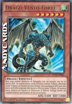 DRAGO VENTO FORTE • (Strong Wind Dragon) • Rara • LC5D IT060 • 1Ed • Yugioh! - Image 1