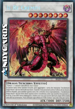 IL RE CREMISI (The Crimson King) • Segreta • BLZD IT036 • 1Ed • Yugioh ANDYCARDS - Image 1