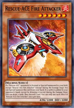 Rescue-ACE Fire Attacker MP24-EN280 1st ED Yu-Gi-Oh! ULTRA RARE - Image 1