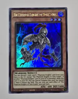 The Phantom Knights of Torn Scales MP21-EN168 Ultra Rare 1st Ed Yugioh TCG NM+ - Image 1