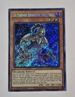The Phantom Knights Of Torn Scales PHRA-EN003 Secret Rare 1st Edition Yugioh NM+ - Image 1