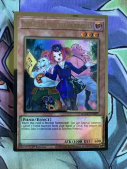 MAGO-EN007 Tour Guide From The Underworld Premium Gold 1st Edition NM Yugioh Car - Image 1