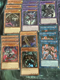 YuGiOh Elemental HERO Masked HERO Vision HERO Destiny HERO Evil HERO Deck Core - Image 3