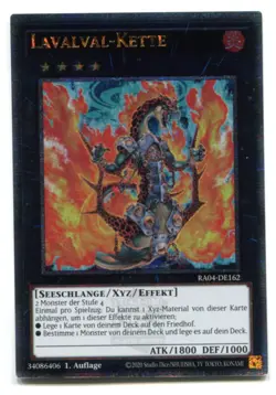 Yu-Gi-Oh! Lavalval Kette Quarter Century SCR RA04-DE162 - Image 1