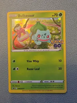 Pokemon TCG Bulbasaur SWSH231 Black Star Promo Card Near Mint/Mint Condition - Image 1