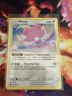 POKEMON CARD TCG - LOST THUNDER - BLISSEY 153/214- HOLO RARE (PROMO) - Image 1