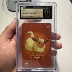 2019 Pokemon Korean Playing Cards Point Salad Flareon CGC Pristine 10 - Image 1