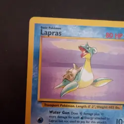 Lapras 25/62 NM Fossil Non Holo Rare Pokemon TCG Card 1999 - Image 2