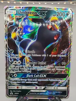 Pokemon Jumbo Umbreon GX SM36 Black Star Promo Oversized Card 2017 - Image 1