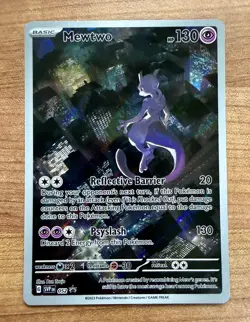 Pokemon TCG Mewtwo SVP 052 Black Star Promo Card NM/MINT Condition - Image 1