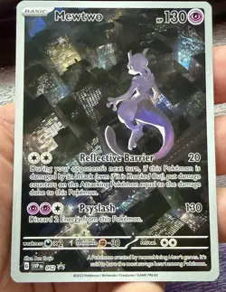 Pokemon TCG Mewtwo SVP 052 Black Star Promo Card NM/MINT Condition - Image 3