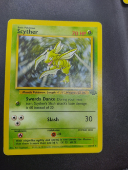 Pokemon Card Scyther 26/64 Jungle Set Non Holo Rare WOTC Excellent Condition - Image 1