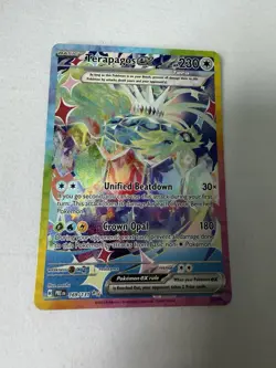 Pokemon TCG Terapagos EX Prismatic Evolutions Holo Card 169/131 Sir SAR Art Rare - Image 1