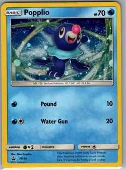 Popplio - SM24 Holo SM Promos - Pokemon Card - NM - Image 1