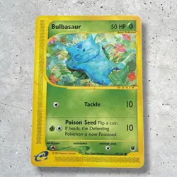 Bulbasaur 94/165 Expedition Base Set e-Reader Vintage 2002 Pokemon Card WOTC - Image 1