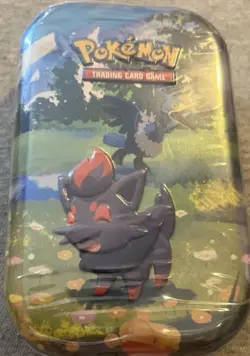 Pokemon Ascended Heroes Mini Tin Zorua & Cramorant New Sealed Trading Card Game - Image 1