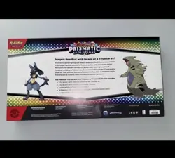 Pokemon Lucario Ex Tyranitar Ex Premium Collection Sams Club Prismatic SEALED - Image 2