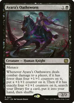 [MTG] Ayara's Oathsworn (0011) (MAT) NM - Image 1