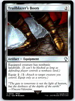 Trailblazer's Boots 370 UC Commander: FINAL FANTASY MTG NM/M - Image 1