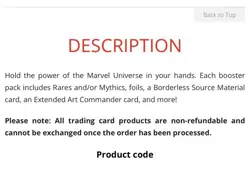 🔥 Magic The Gathering MTG: Marvel Super Heroes 🔥 Collector Booster Box Sealed - Image 3