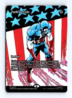 Path to Exile (Borderless) (Foil) 47 (M) MTG Marvel Universe Eternal-Legal (MAR) - Image 1