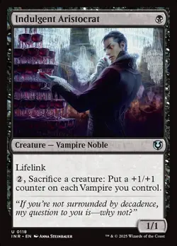 [MTG] Indulgent Aristocrat (0118) (INR) NM - Image 1