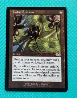 Lotus Blossom - Urza's Saga - MTG - Magic the Gathering - Image 1