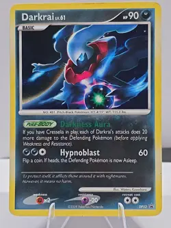 Darkrai DP52 Diamond & Pearl Black Star Promo Pokemon Card LP SWIRL WOTC Era - Image 1